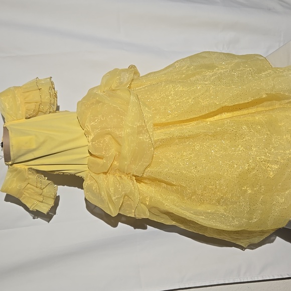 Princess Belle Beauty And The Beast Disney Halloween Costume Size 5/6 Girls - Picture 8 of 10